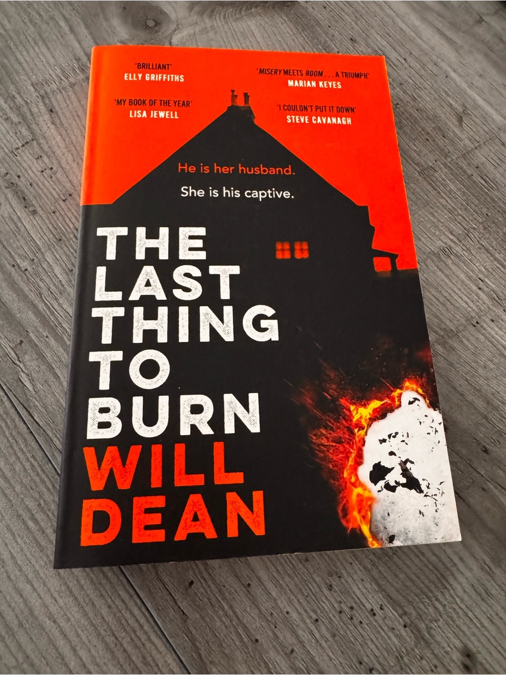 The Last Thing to Burn by Will Dean (Paperback) - Brand New / Never Read